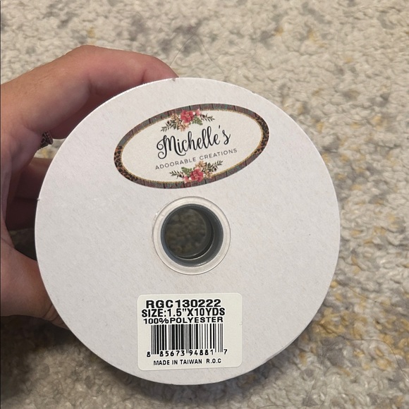 Pink Lace Trim Ribbon - Picture 3 of 4